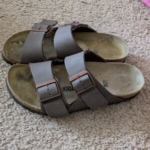 Birkenstock Gray Double Strap Sandals
